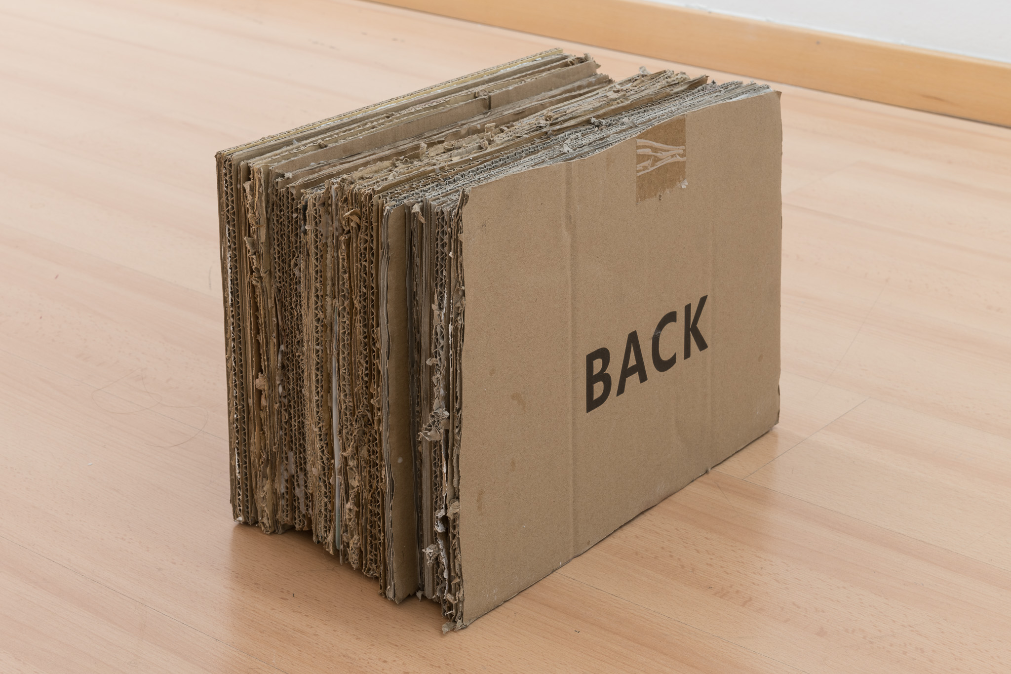 Concetti spaziali, 2020, oil on cardboard, various sizes