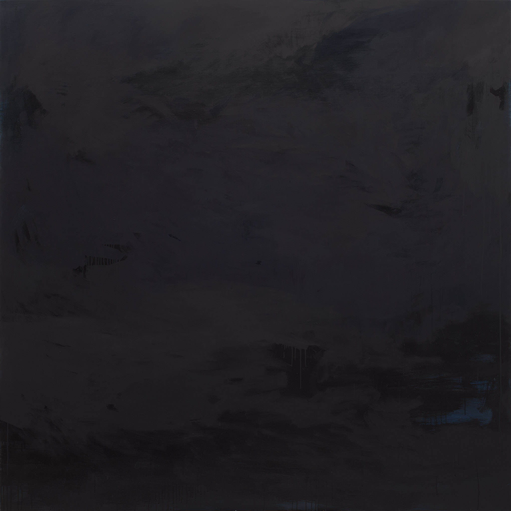 Maremortum II, 2016, óleo sobre lienzo, 160 × 160 cm