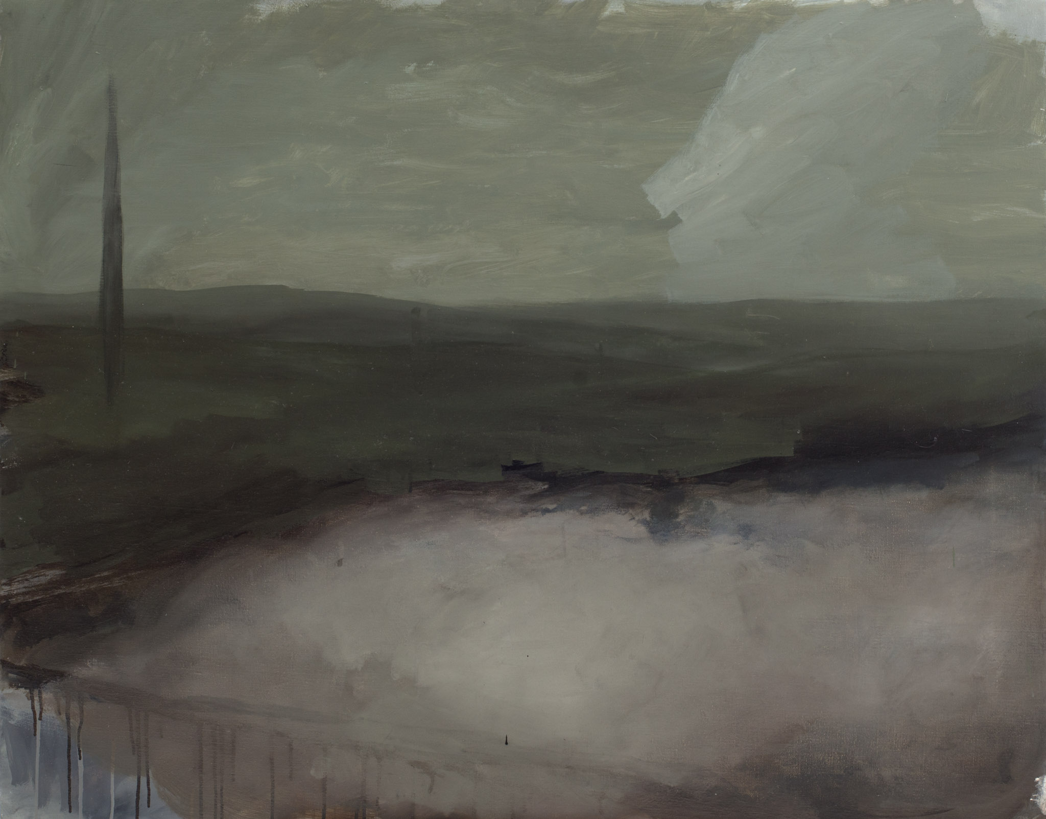 Como una película, 2016, óleo sobre lienzo, 80 × 100 cm