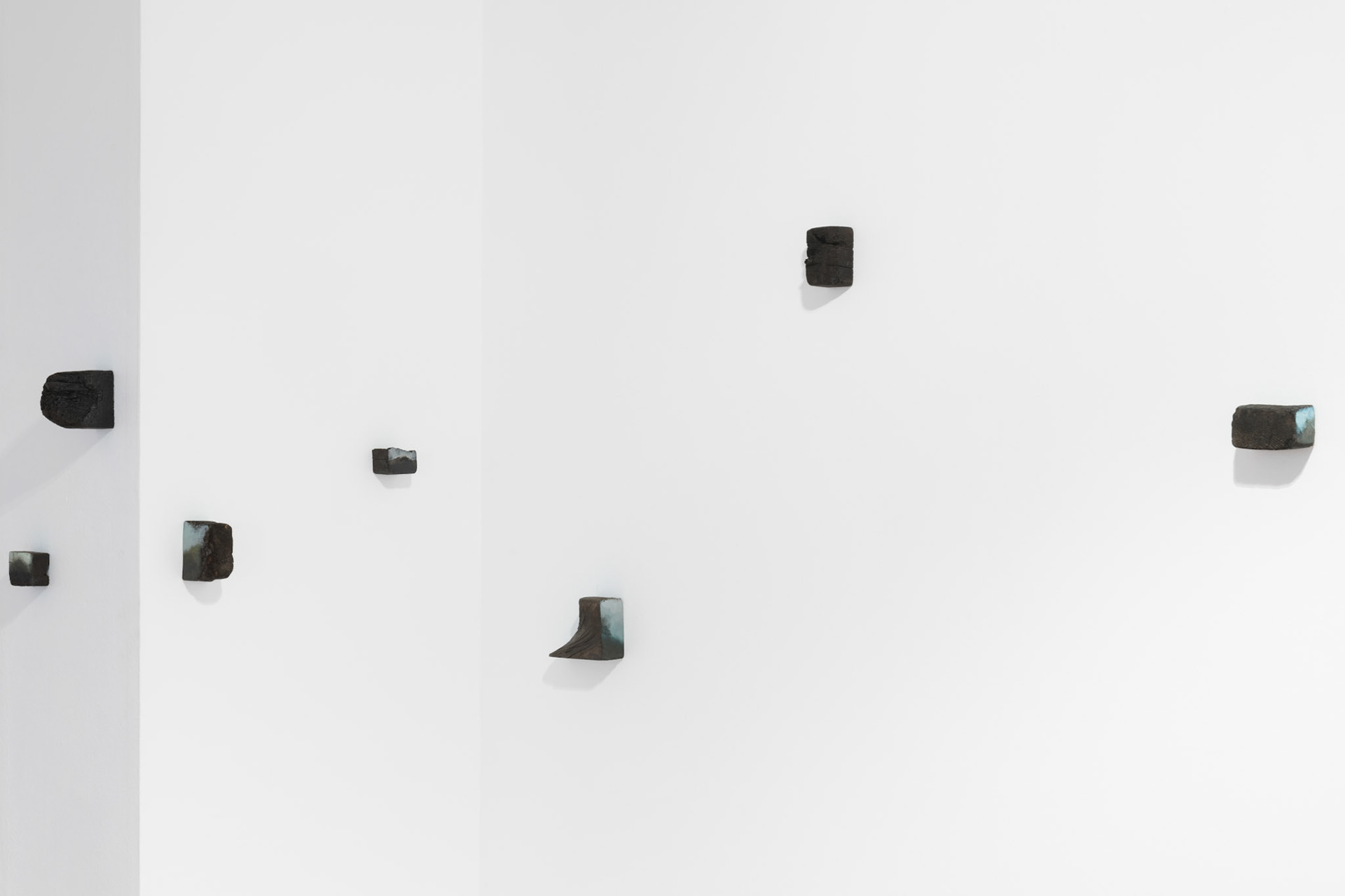 Portable landscapes, oil on wood, variable dates and dimensions