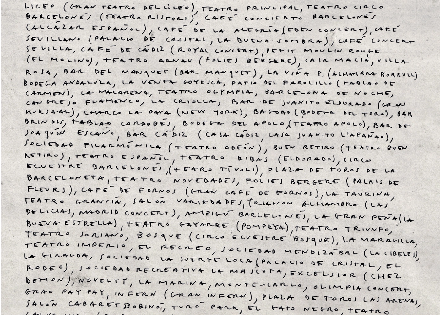 El Dorado SFB. Cartografía de los lugares del flamenco