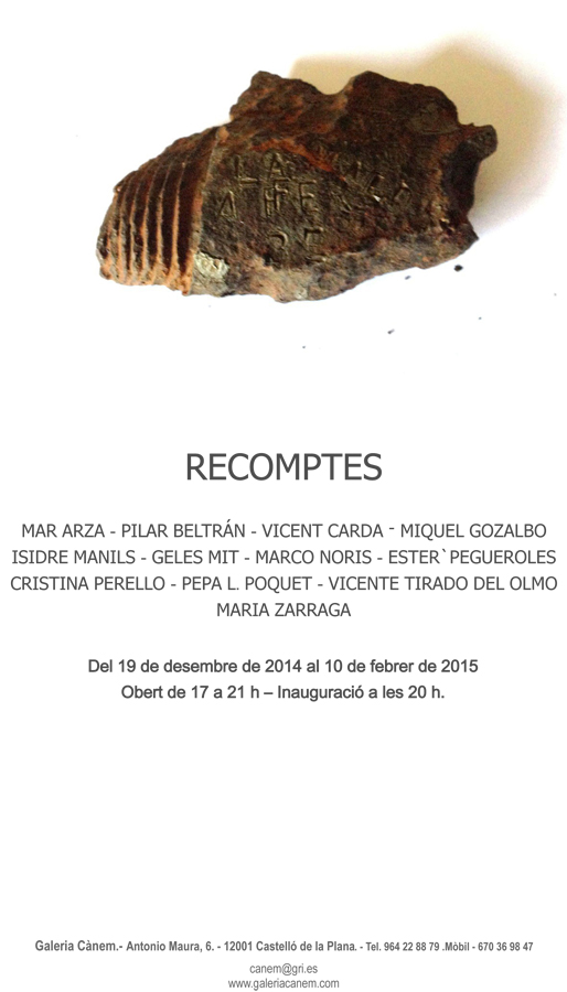 Recomptes - Invitació