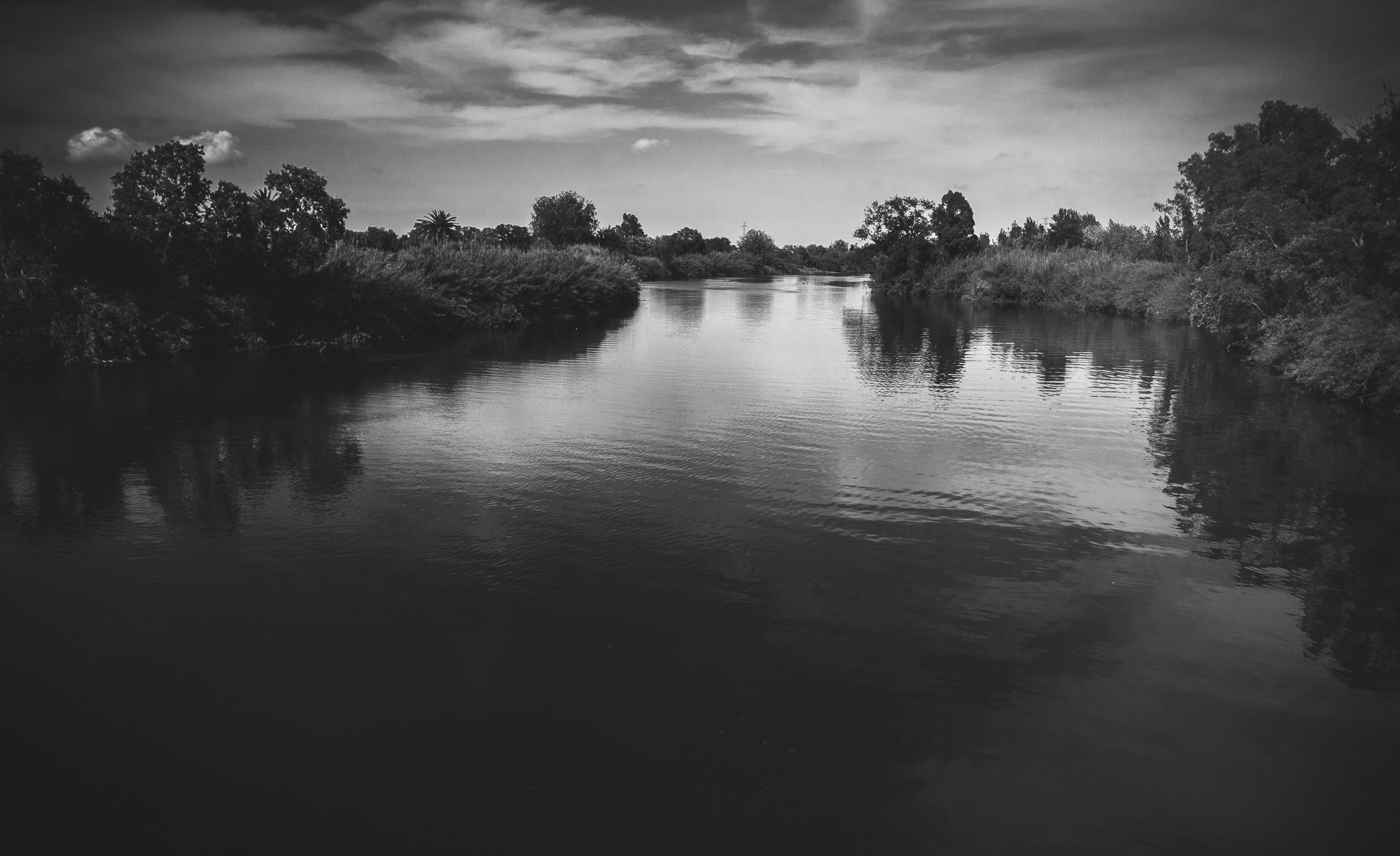 Il fiume Ebro a Balada, delta dell'Ebro (progetto Sequere, 2022)