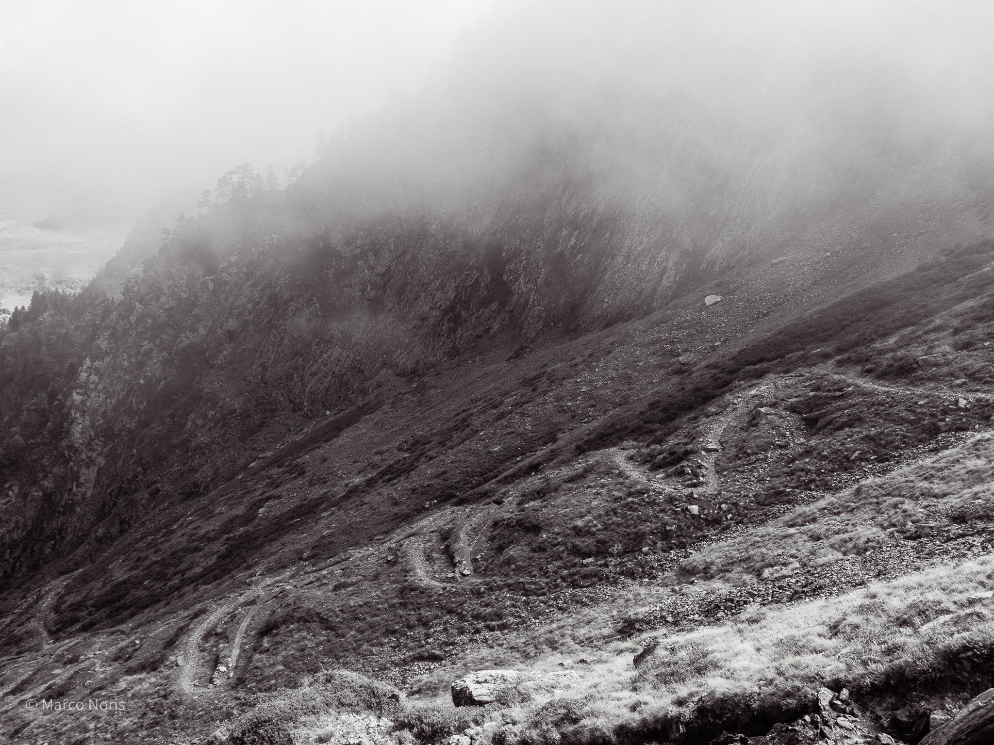Subiendo hacia el Port de Benasque desde e Hospice de France. Agosto 2022
