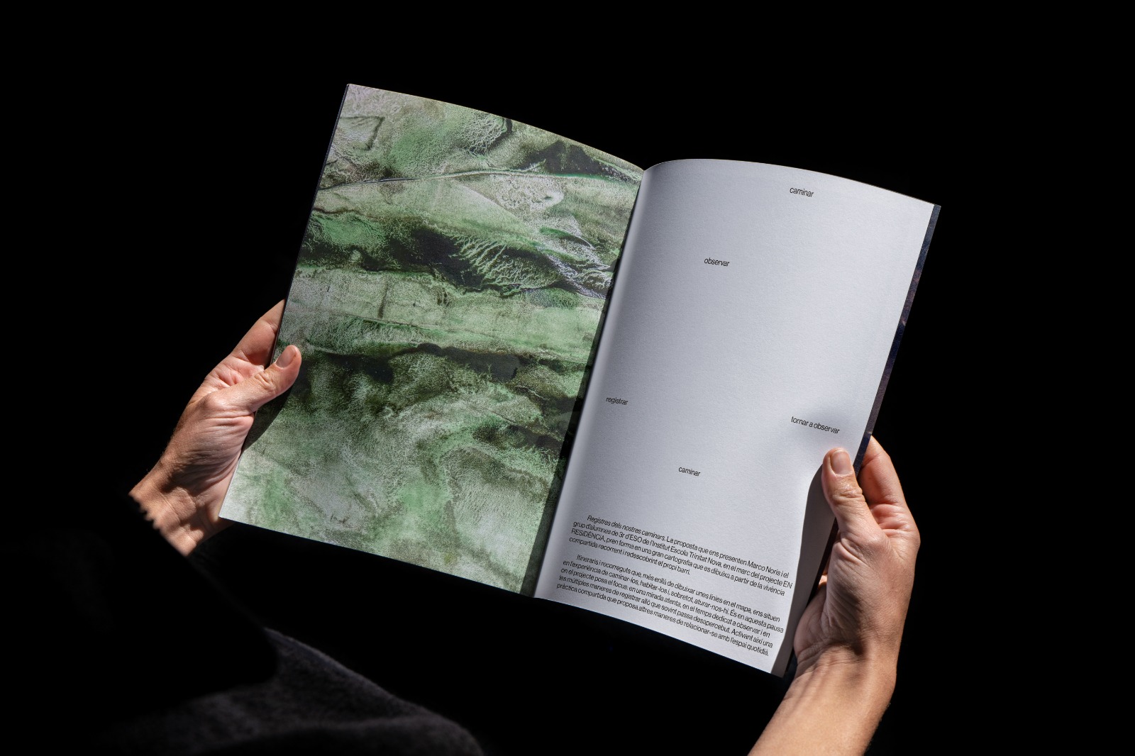 Fanzine del progetto. Grafica: Guillem Gasparin