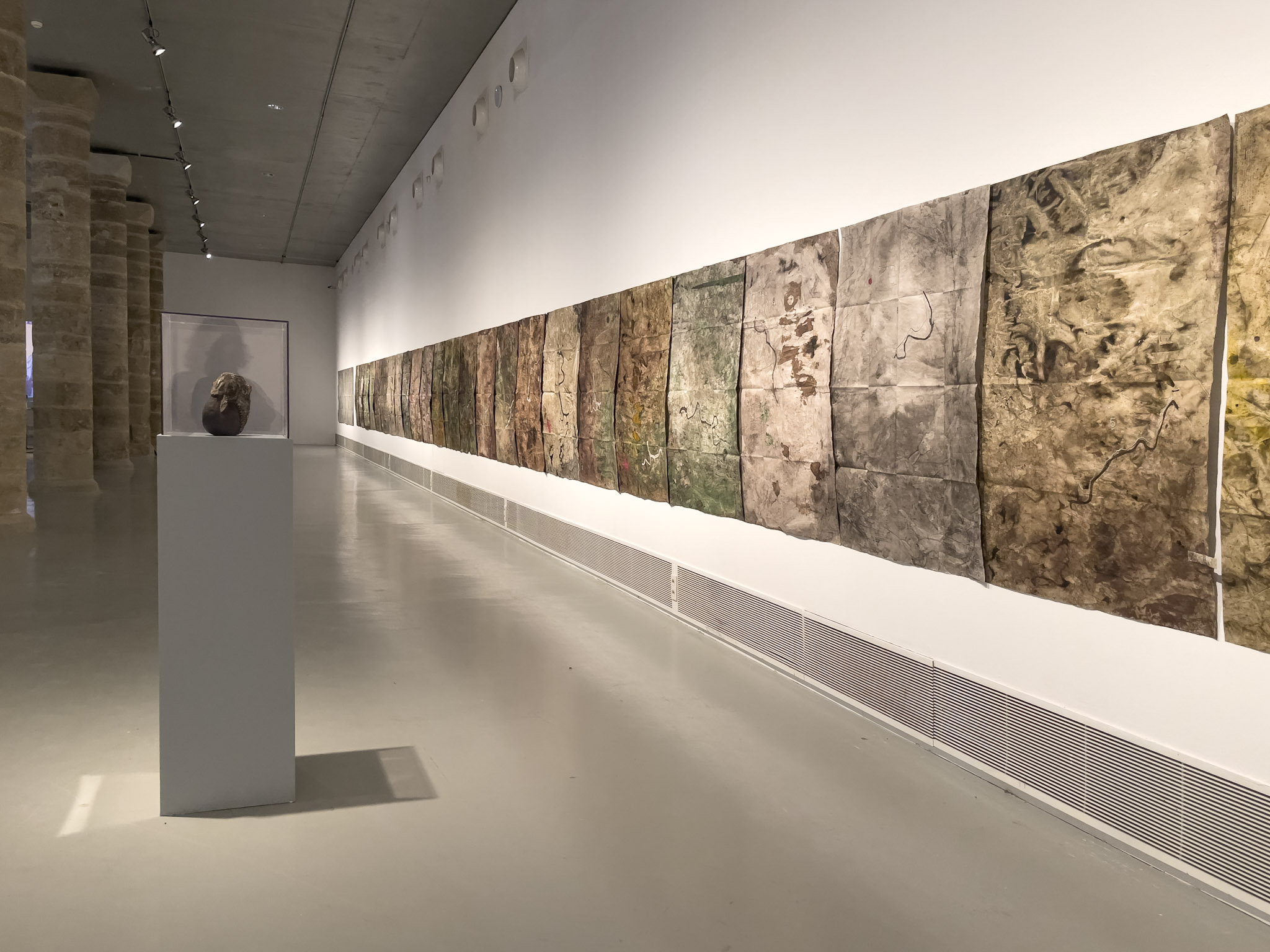 Exhibition "Cossos d’aigua. Encarnacions aquoses de matèries i signes", La Panera, Lleida, 2024