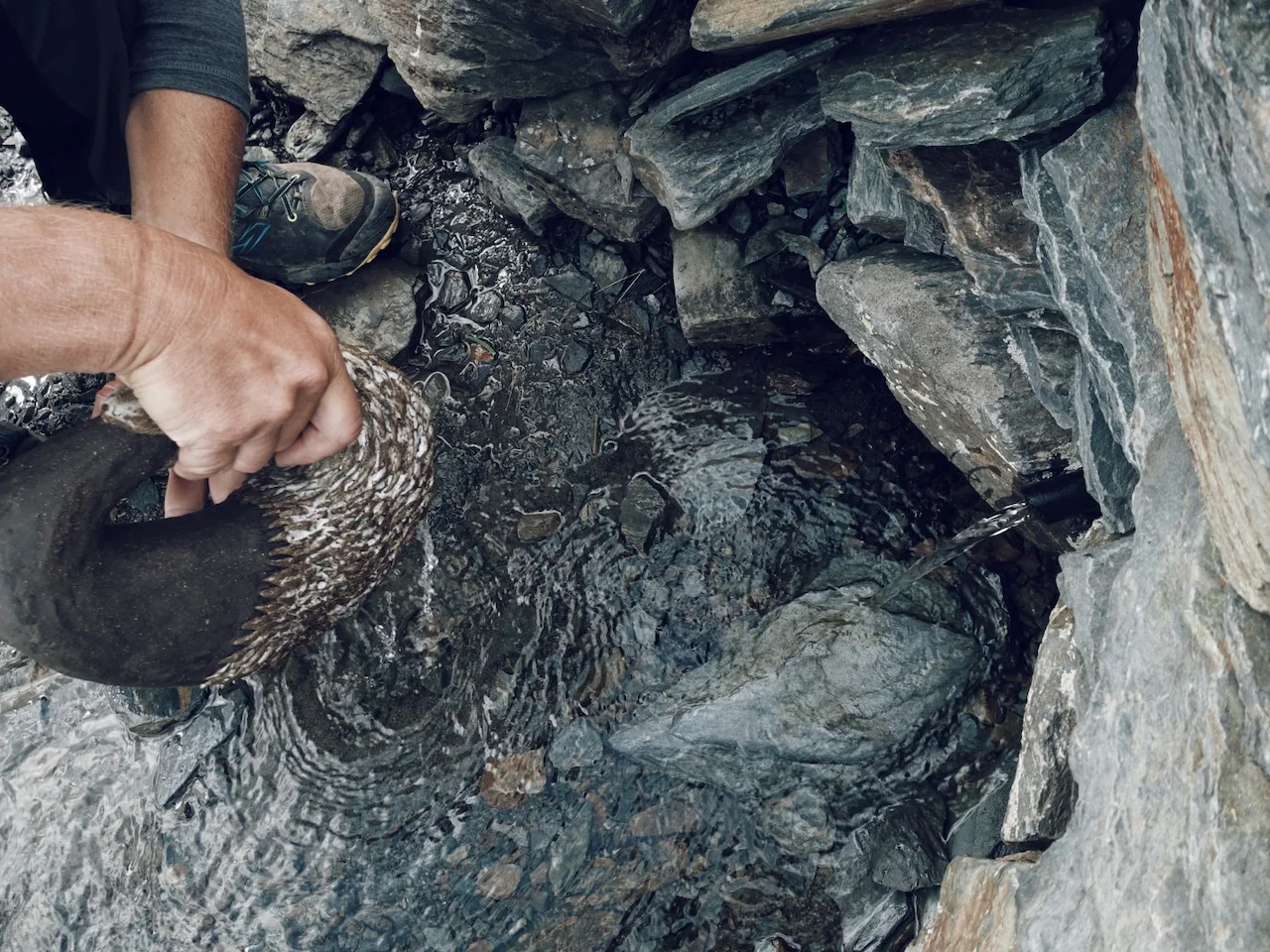 The delivery of the water at the source of the Segre, July 19 and 20, 2022